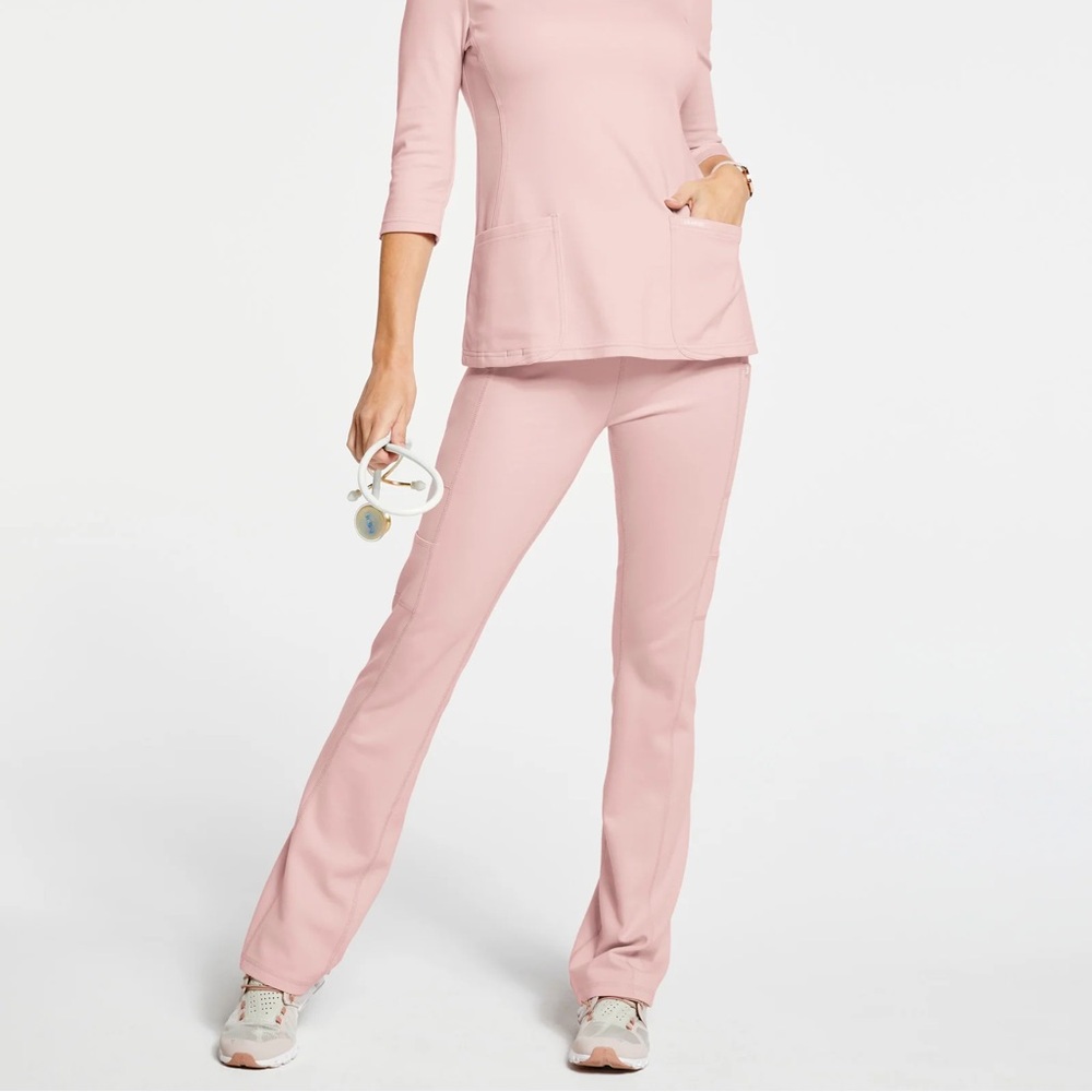 LIGHT PINK JAANUU SCRUB PANTS
